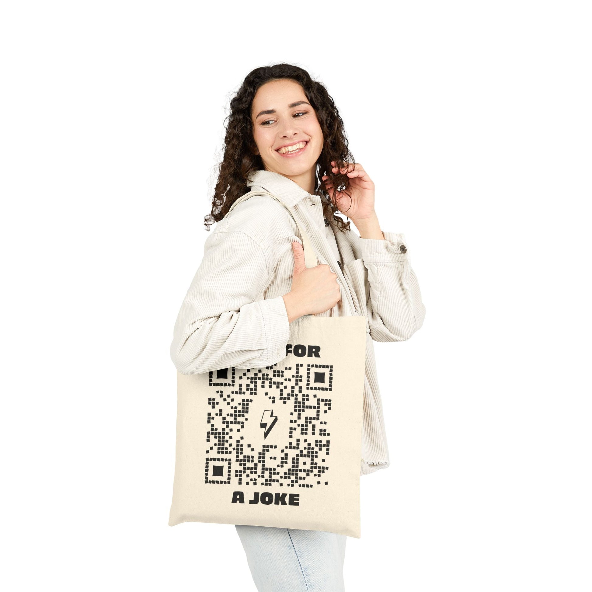 Fun – Tote Bag – Scan for a Joke - QR NATION