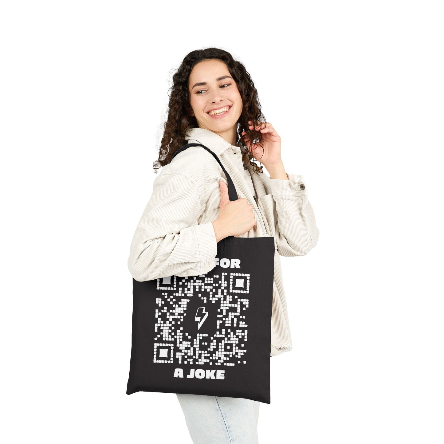 Fun – Tote Bag – Scan for a Joke - QR NATION