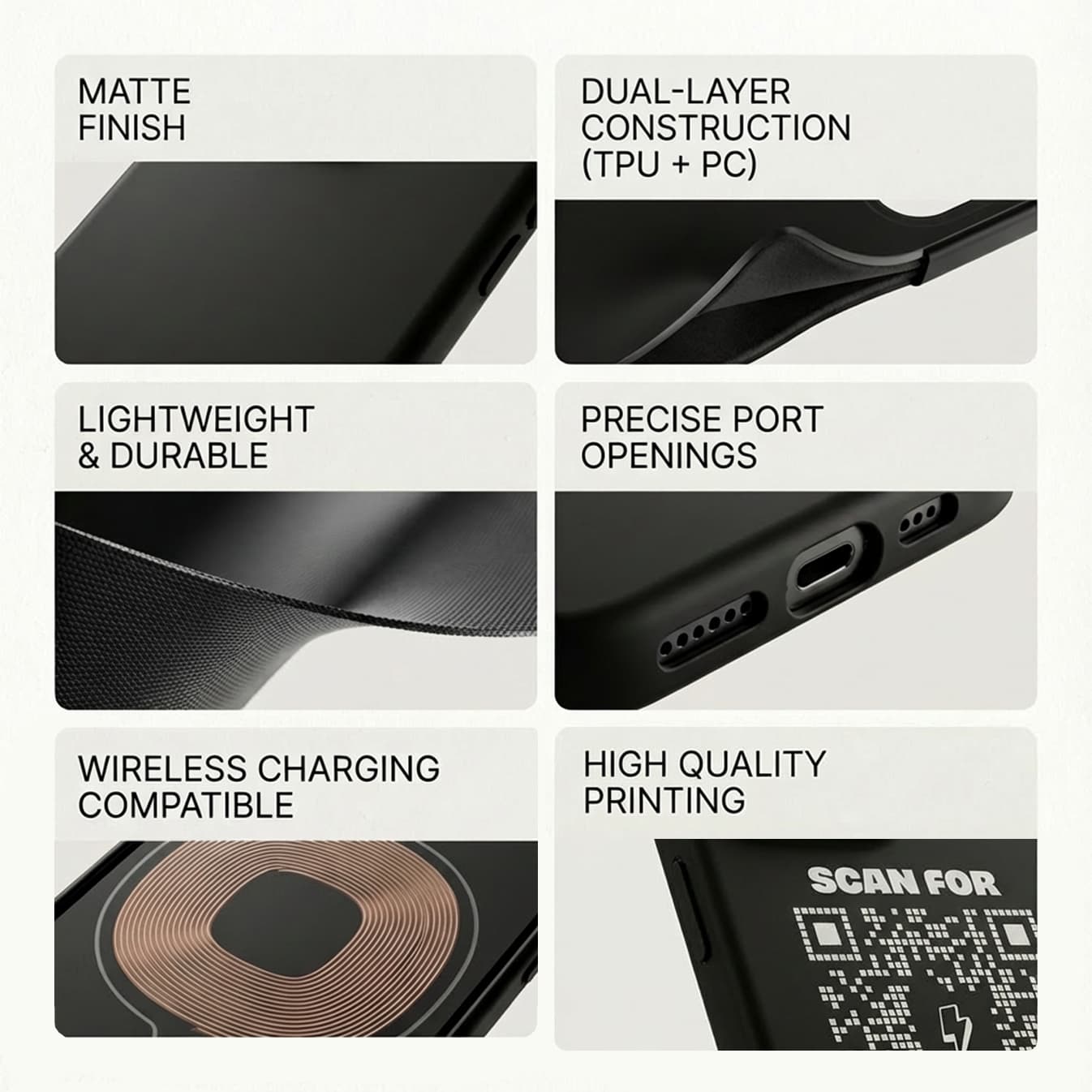 Fun – Tough Case – Black – Scan for a Joke - QR NATION