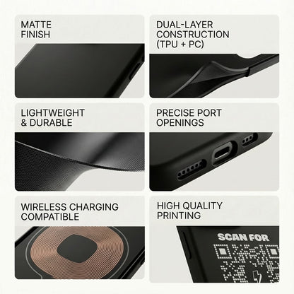 Fun – Tough Case – Black – Scan for a Joke - QR NATION