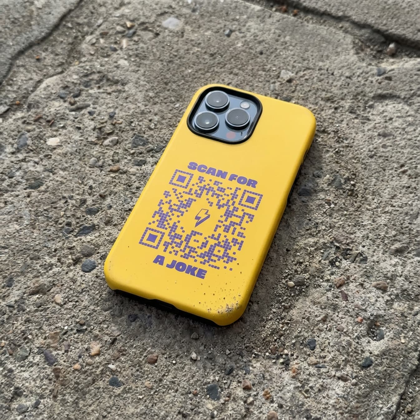 Fun – Tough Case – Black – Scan for a Joke - QR NATION