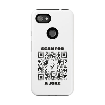 Fun – Tough Case – White – Scan for a Joke - QR NATION