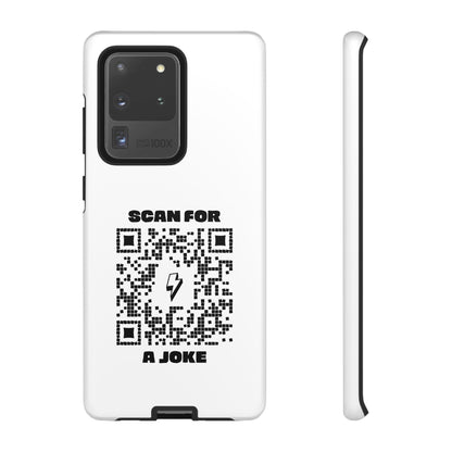 Fun – Tough Case – White – Scan for a Joke - QR NATION