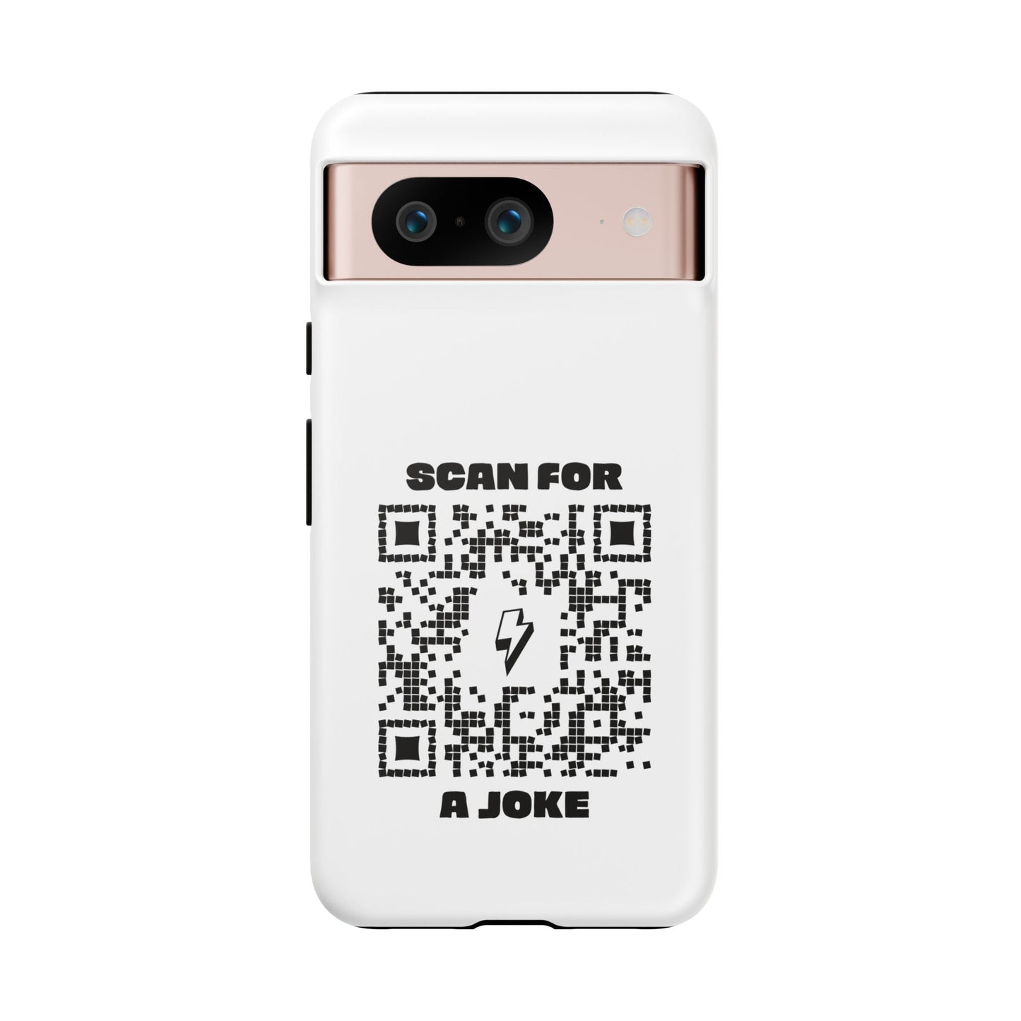 Fun – Tough Case – White – Scan for a Joke - QR NATION