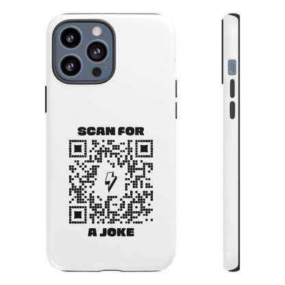 Fun – Tough Case – White – Scan for a Joke - QR NATION