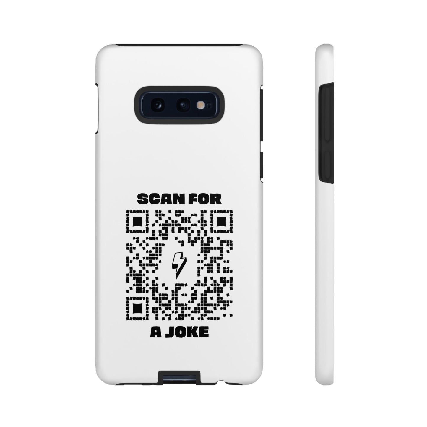 Fun – Tough Case – White – Scan for a Joke - QR NATION