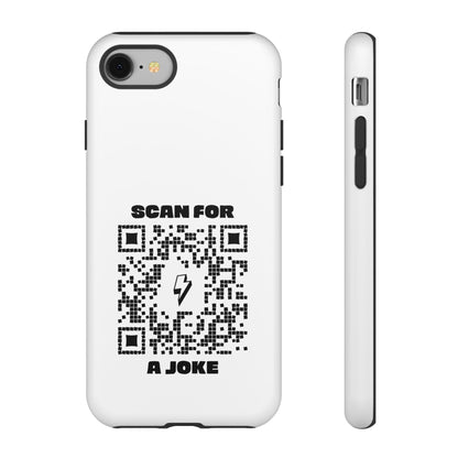 Fun – Tough Case – White – Scan for a Joke - QR NATION