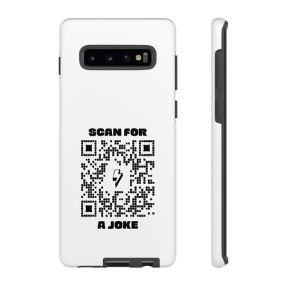 Fun – Tough Case – White – Scan for a Joke - QR NATION