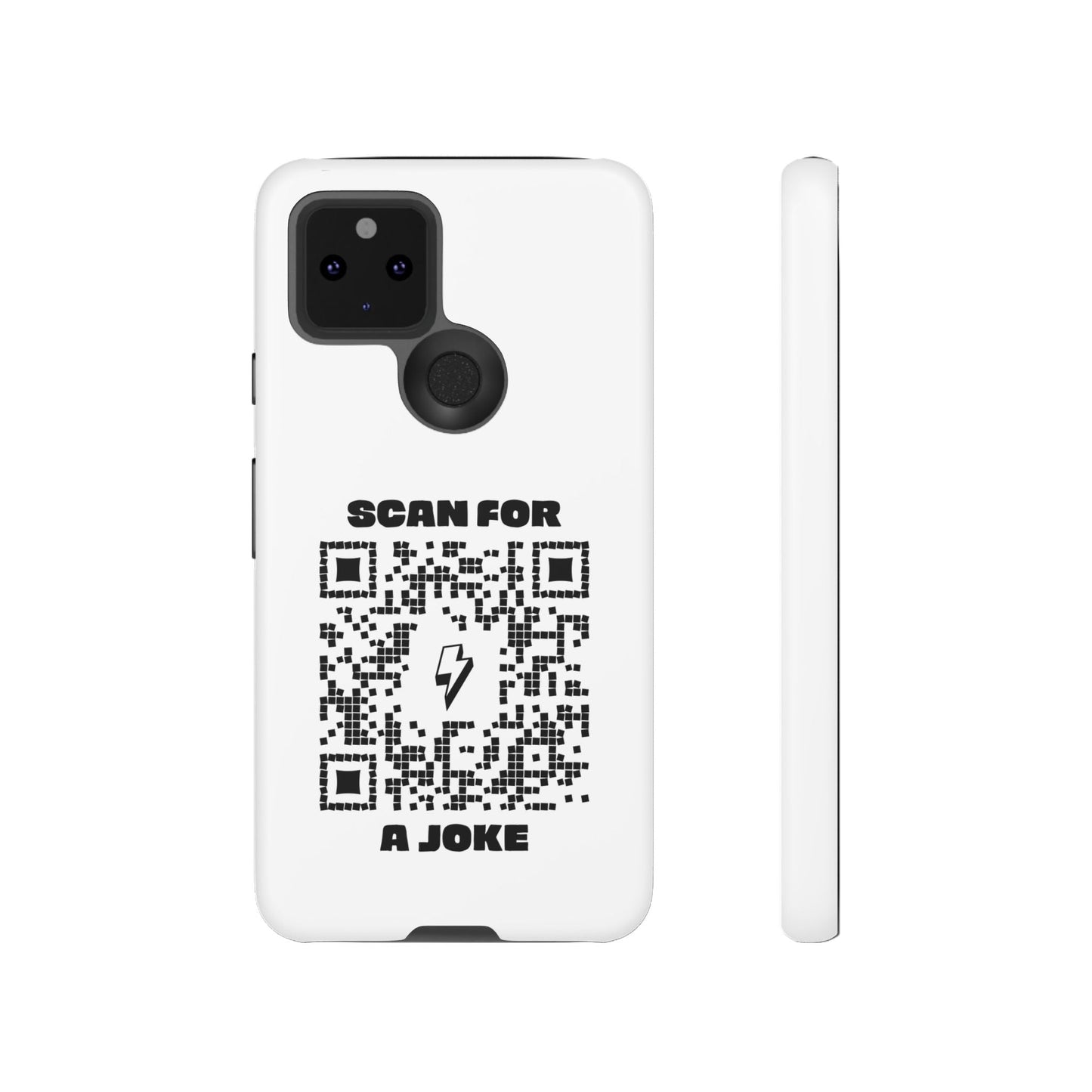 Fun – Tough Case – White – Scan for a Joke - QR NATION