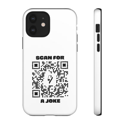 Fun – Tough Case – White – Scan for a Joke - QR NATION