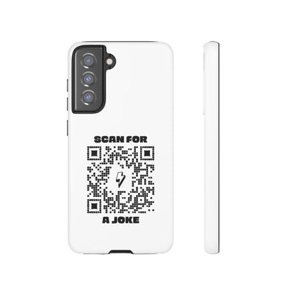 Fun – Tough Case – White – Scan for a Joke - QR NATION