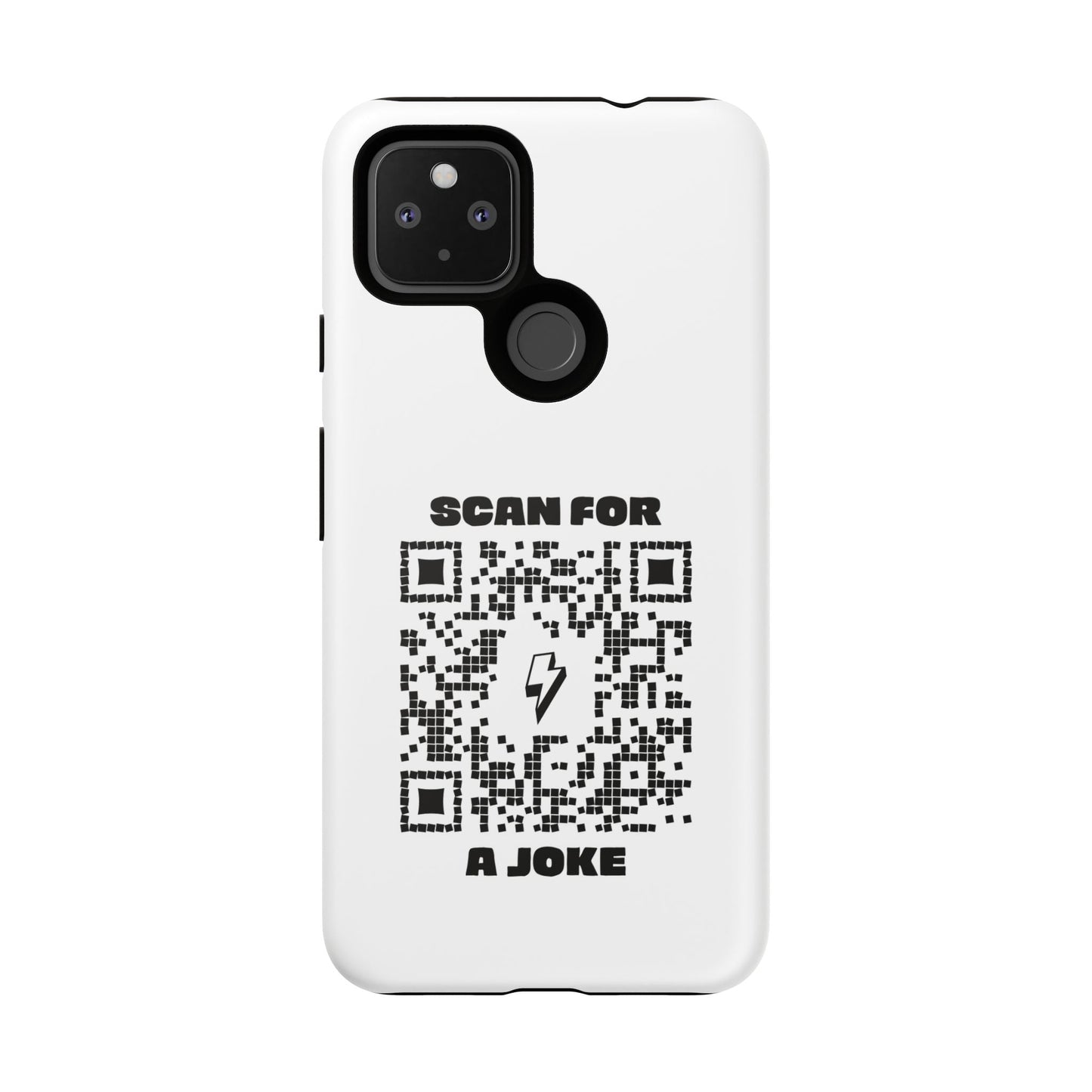 Fun – Tough Case – White – Scan for a Joke - QR NATION