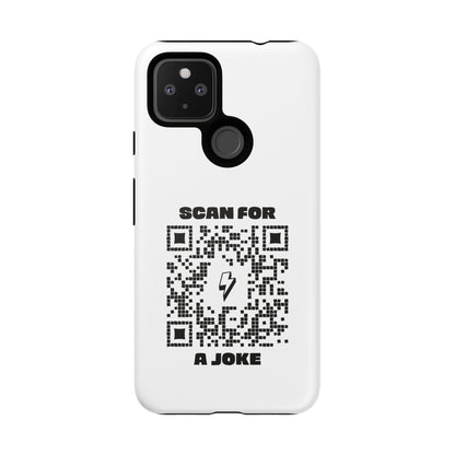 Fun – Tough Case – White – Scan for a Joke - QR NATION