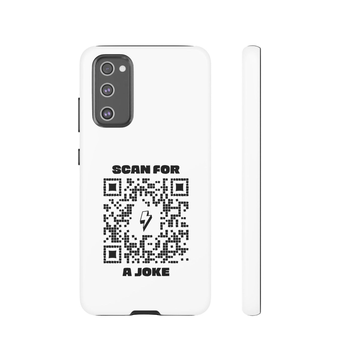 Fun – Tough Case – White – Scan for a Joke - QR NATION