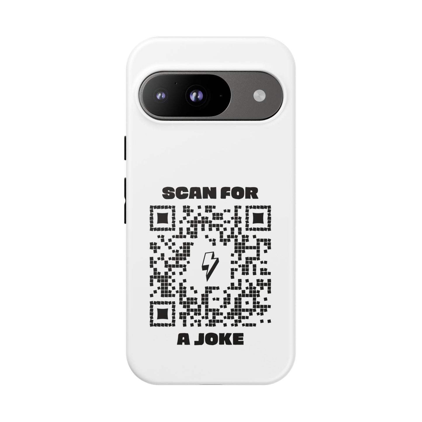 Fun – Tough Case – White – Scan for a Joke - QR NATION