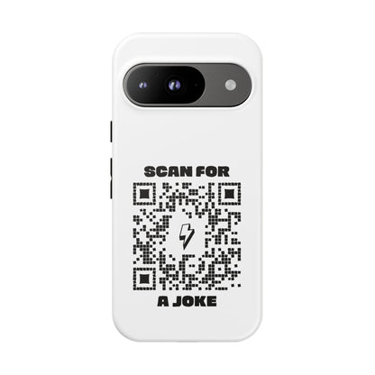 Fun – Tough Case – White – Scan for a Joke - QR NATION