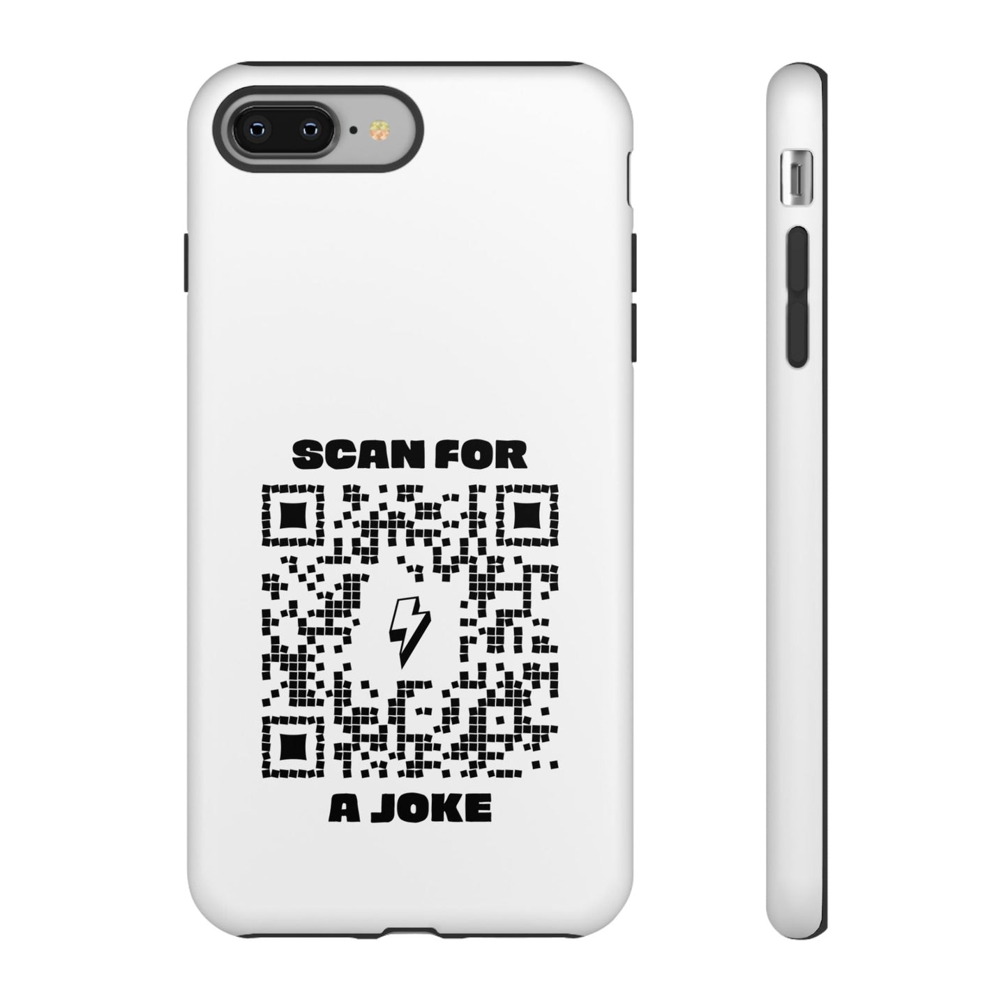 Fun – Tough Case – White – Scan for a Joke - QR NATION