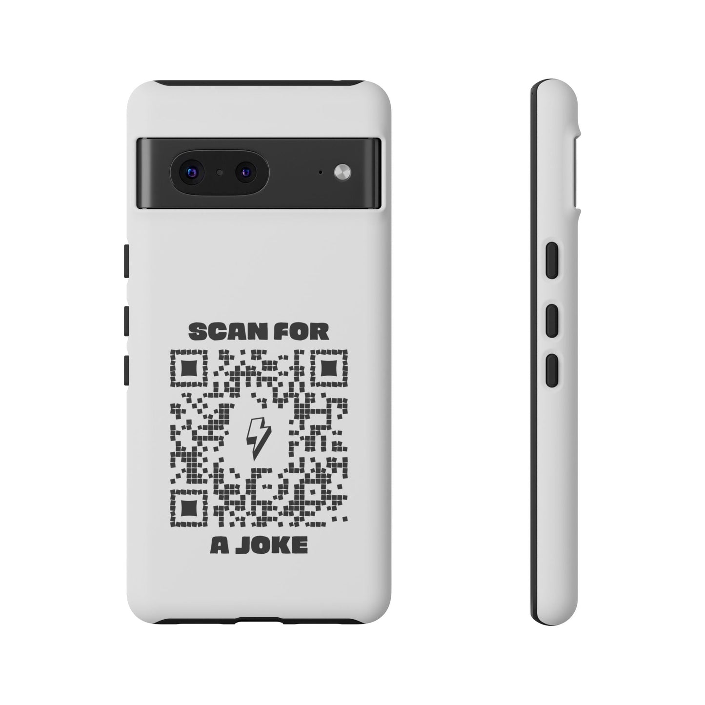 Fun – Tough Case – White – Scan for a Joke - QR NATION