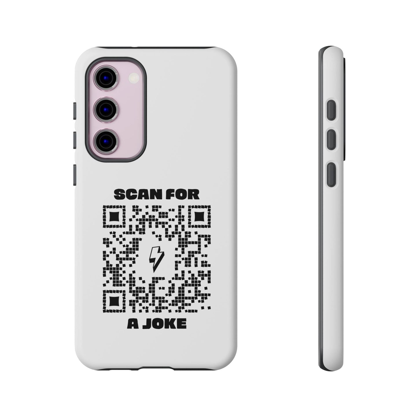 Fun – Tough Case – White – Scan for a Joke - QR NATION