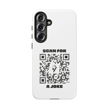 Fun – Tough Case – White – Scan for a Joke - QR NATION