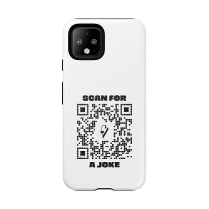 Fun – Tough Case – White – Scan for a Joke - QR NATION