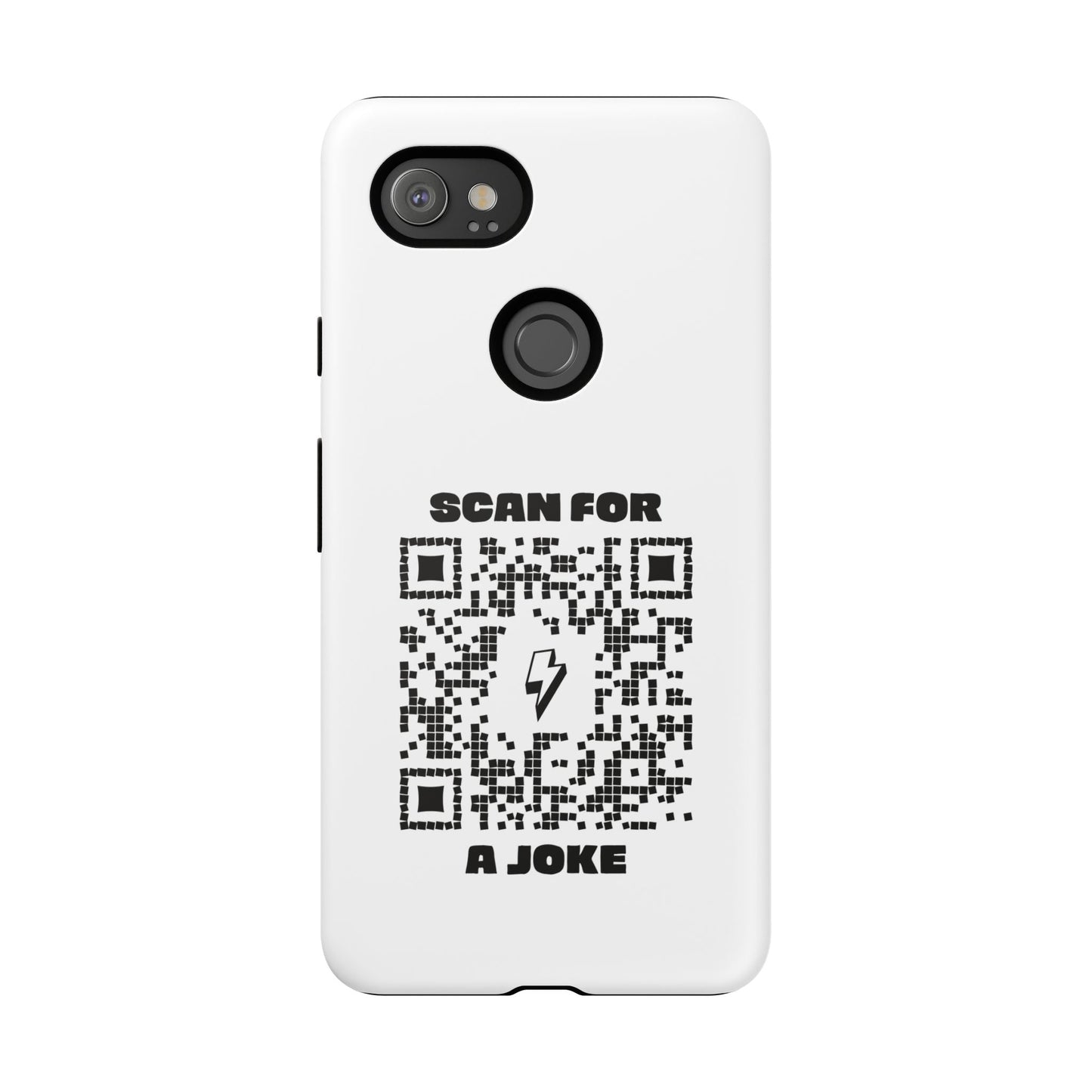 Fun – Tough Case – White – Scan for a Joke - QR NATION
