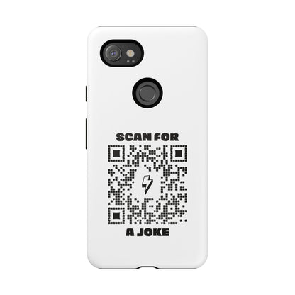 Fun – Tough Case – White – Scan for a Joke - QR NATION