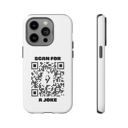 Fun – Tough Case – White – Scan for a Joke - QR NATION