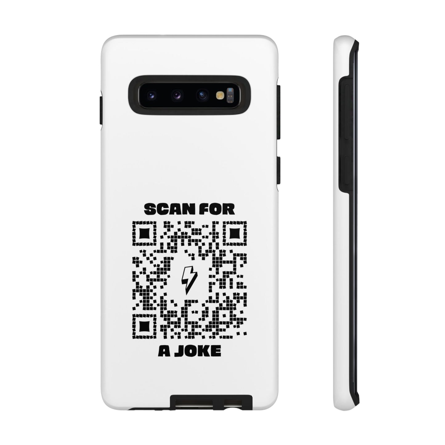 Fun – Tough Case – White – Scan for a Joke - QR NATION