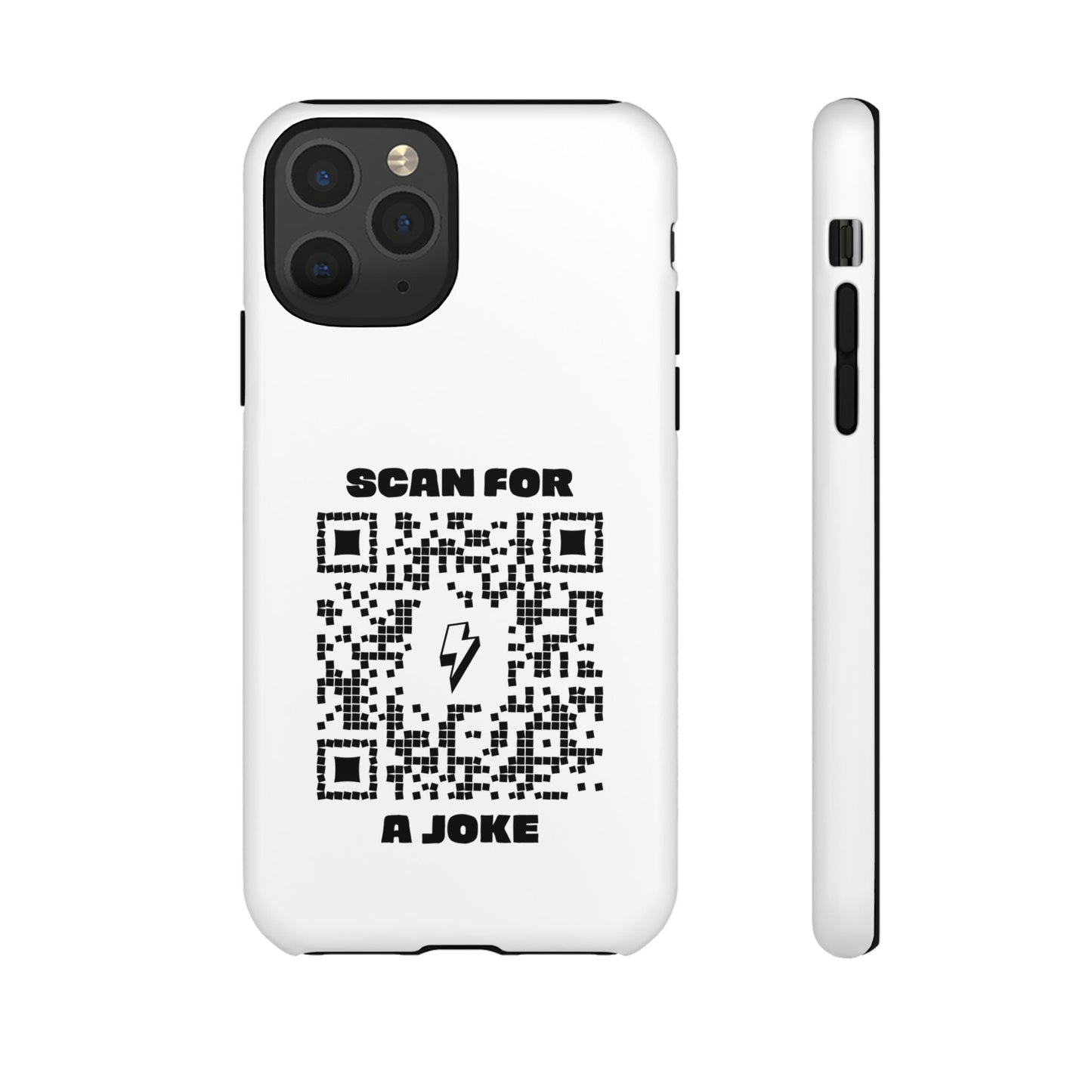Fun – Tough Case – White – Scan for a Joke - QR NATION