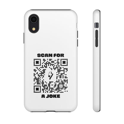 Fun – Tough Case – White – Scan for a Joke - QR NATION