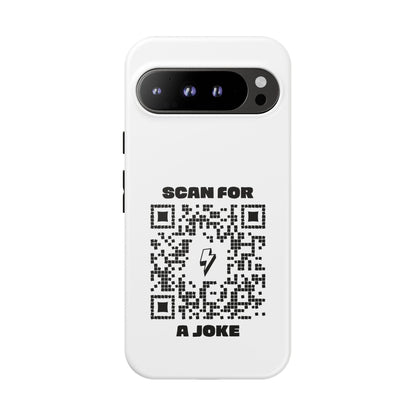 Fun – Tough Case – White – Scan for a Joke - QR NATION