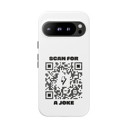Fun – Tough Case – White – Scan for a Joke - QR NATION