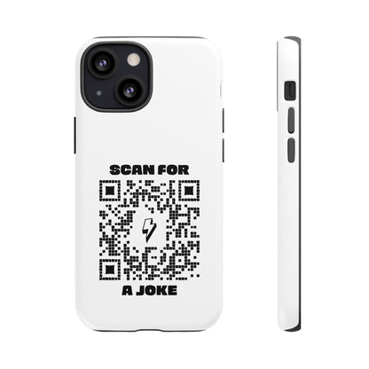 Fun – Tough Case – White – Scan for a Joke - QR NATION