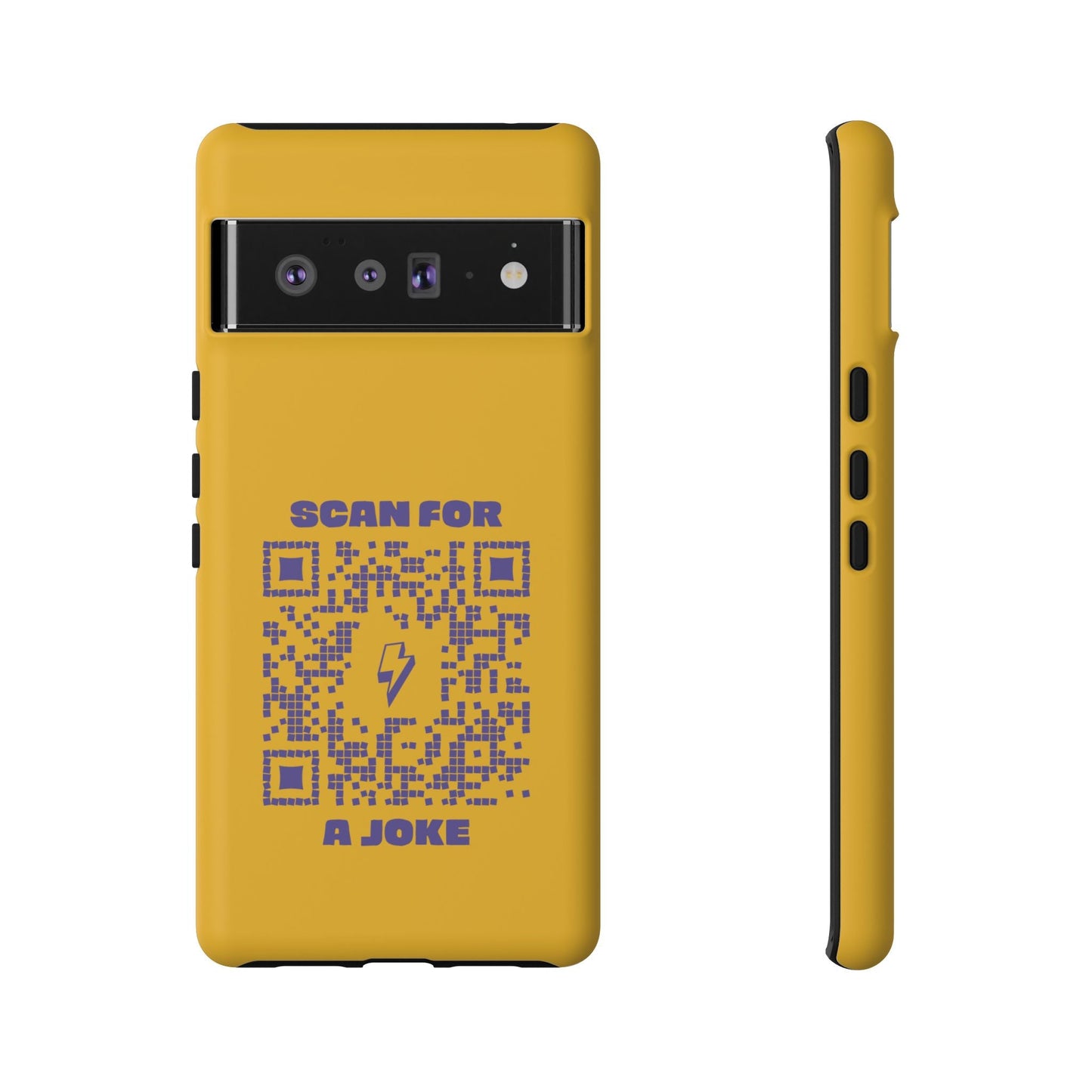 Fun – Tough Case – Yellow – Scan for a Joke - QR NATION