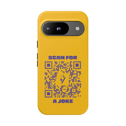 Fun – Tough Case – Yellow – Scan for a Joke - QR NATION