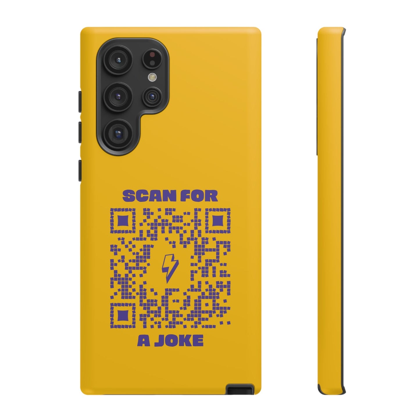 Fun – Tough Case – Yellow – Scan for a Joke - QR NATION