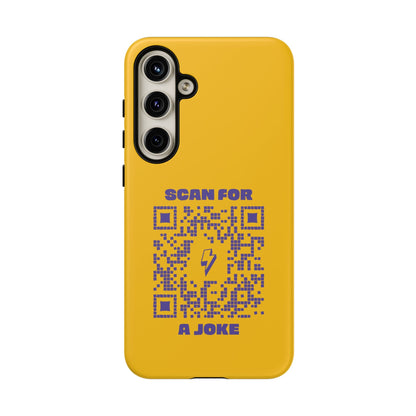 Fun – Tough Case – Yellow – Scan for a Joke - QR NATION