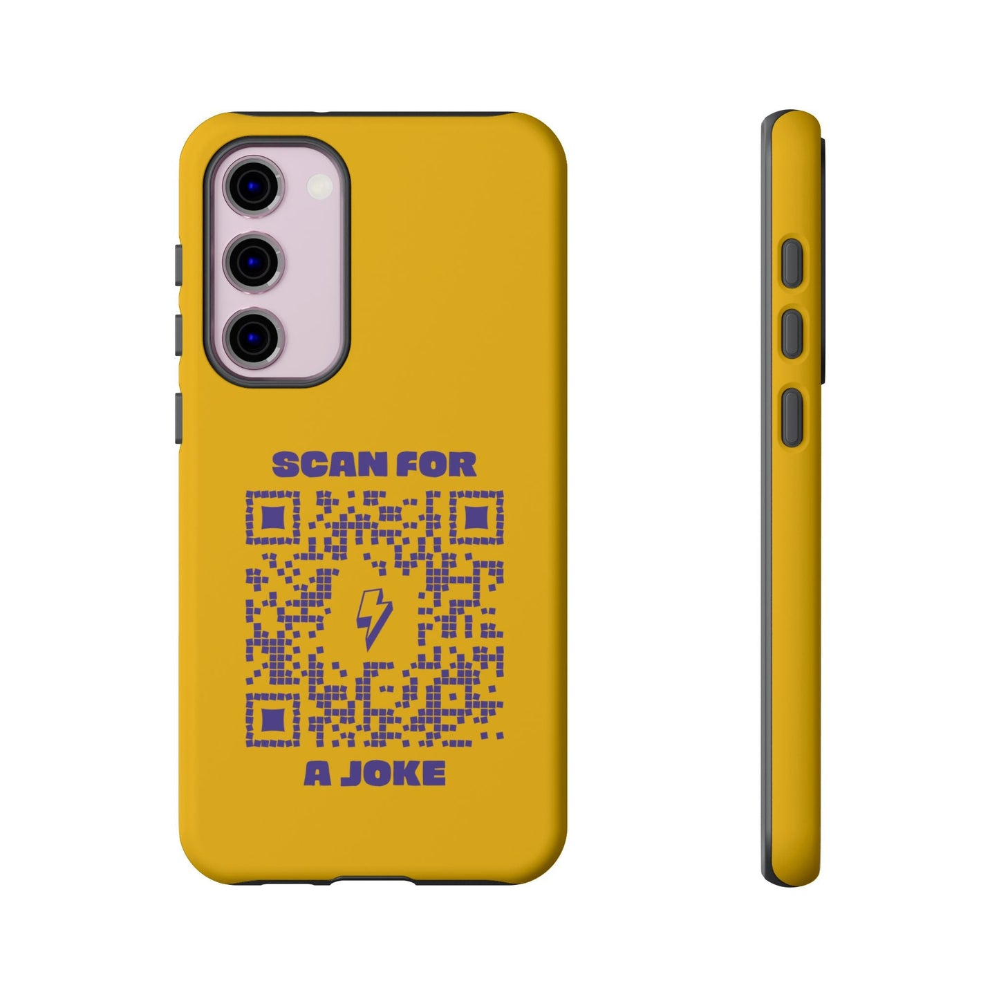 Fun – Tough Case – Yellow – Scan for a Joke - QR NATION