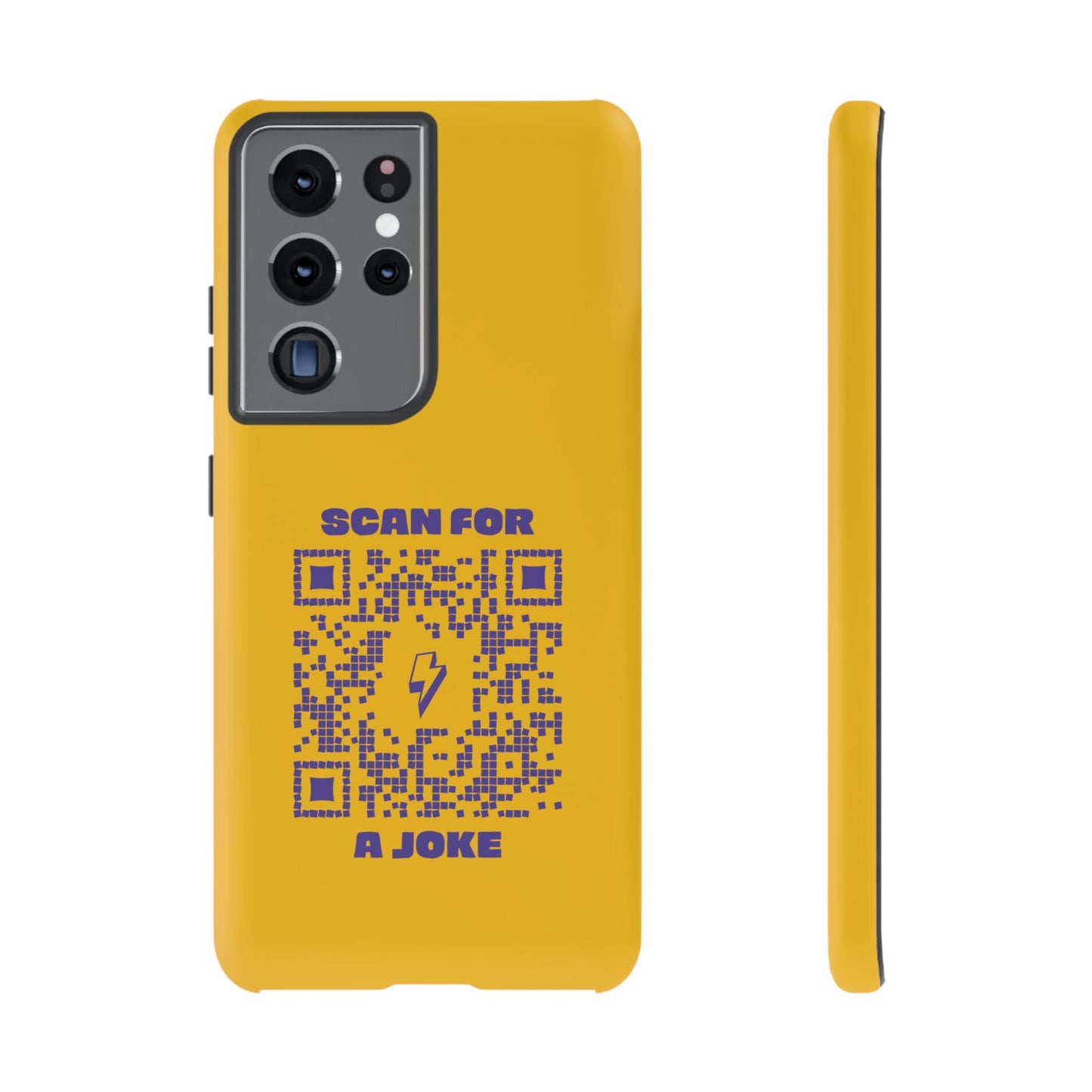 Fun – Tough Case – Yellow – Scan for a Joke - QR NATION