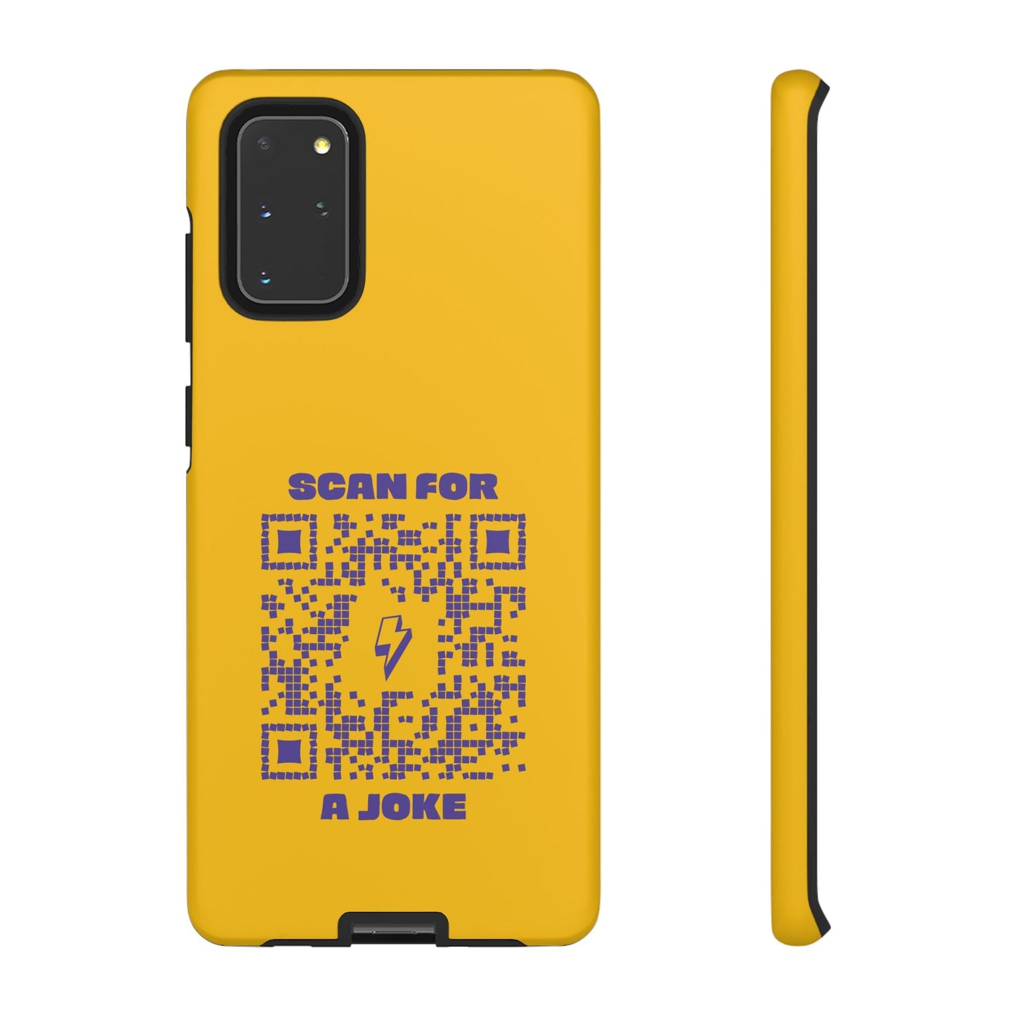 Fun – Tough Case – Yellow – Scan for a Joke - QR NATION
