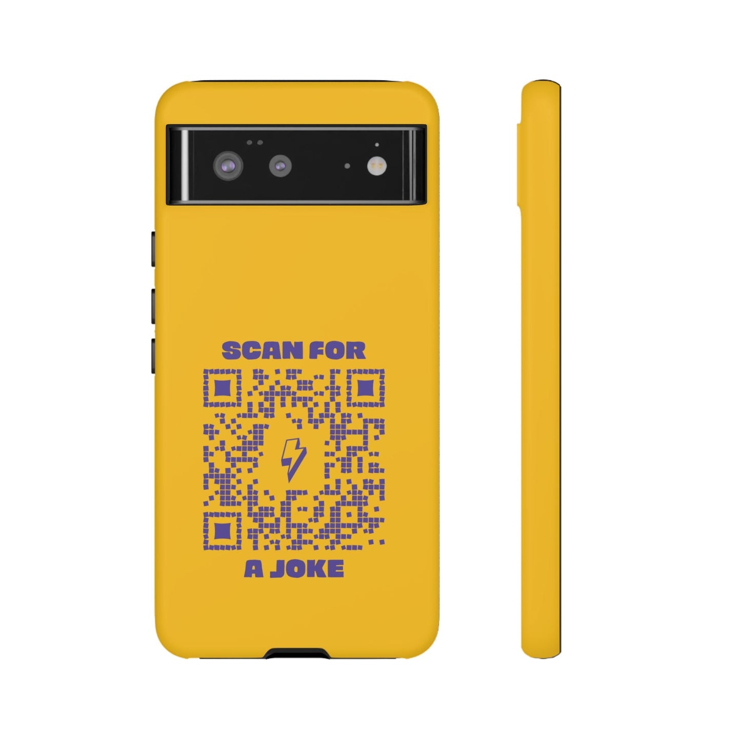 Fun – Tough Case – Yellow – Scan for a Joke - QR NATION