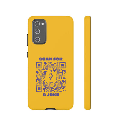 Fun – Tough Case – Yellow – Scan for a Joke - QR NATION
