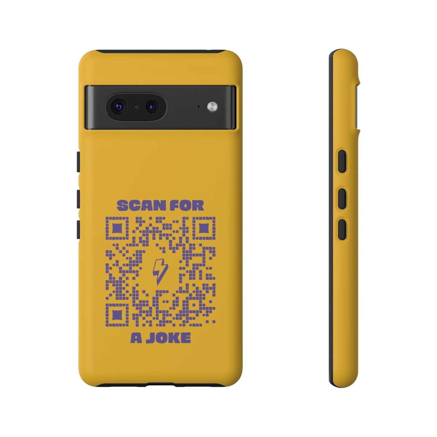 Fun – Tough Case – Yellow – Scan for a Joke - QR NATION
