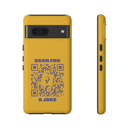Fun – Tough Case – Yellow – Scan for a Joke - QR NATION
