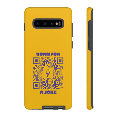 Fun – Tough Case – Yellow – Scan for a Joke - QR NATION