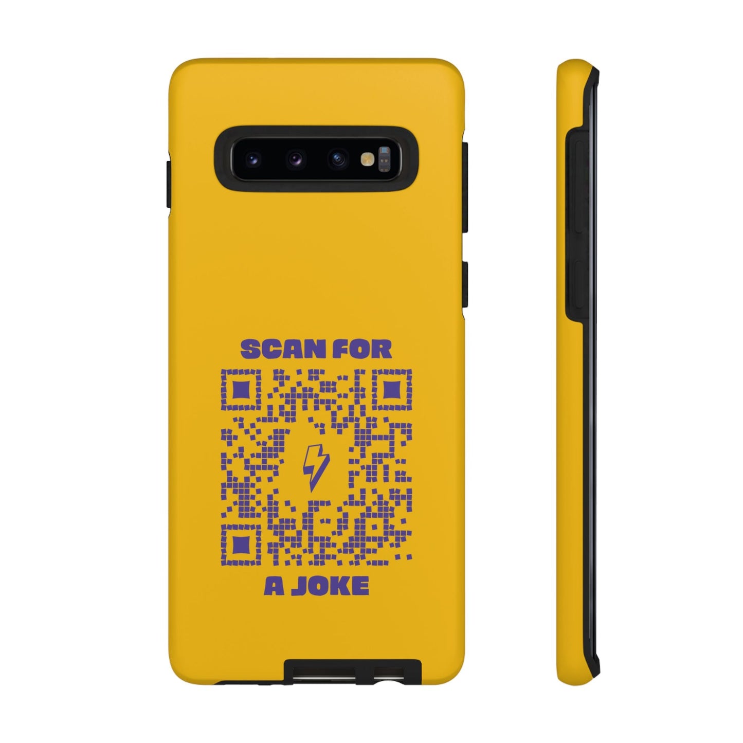 Fun – Tough Case – Yellow – Scan for a Joke - QR NATION
