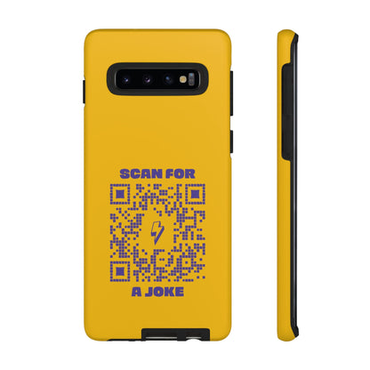 Fun – Tough Case – Yellow – Scan for a Joke - QR NATION