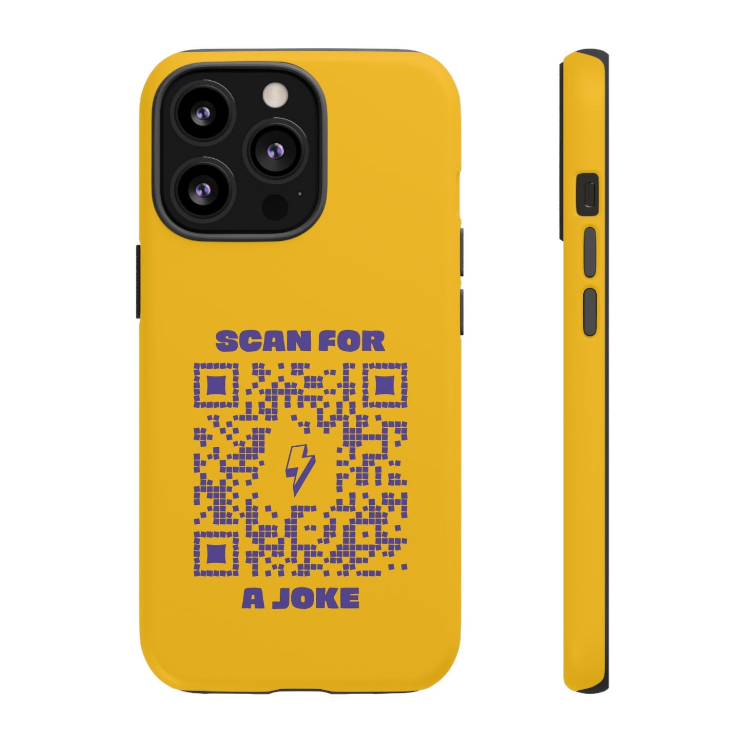 Fun – Tough Case – Yellow – Scan for a Joke - QR NATION