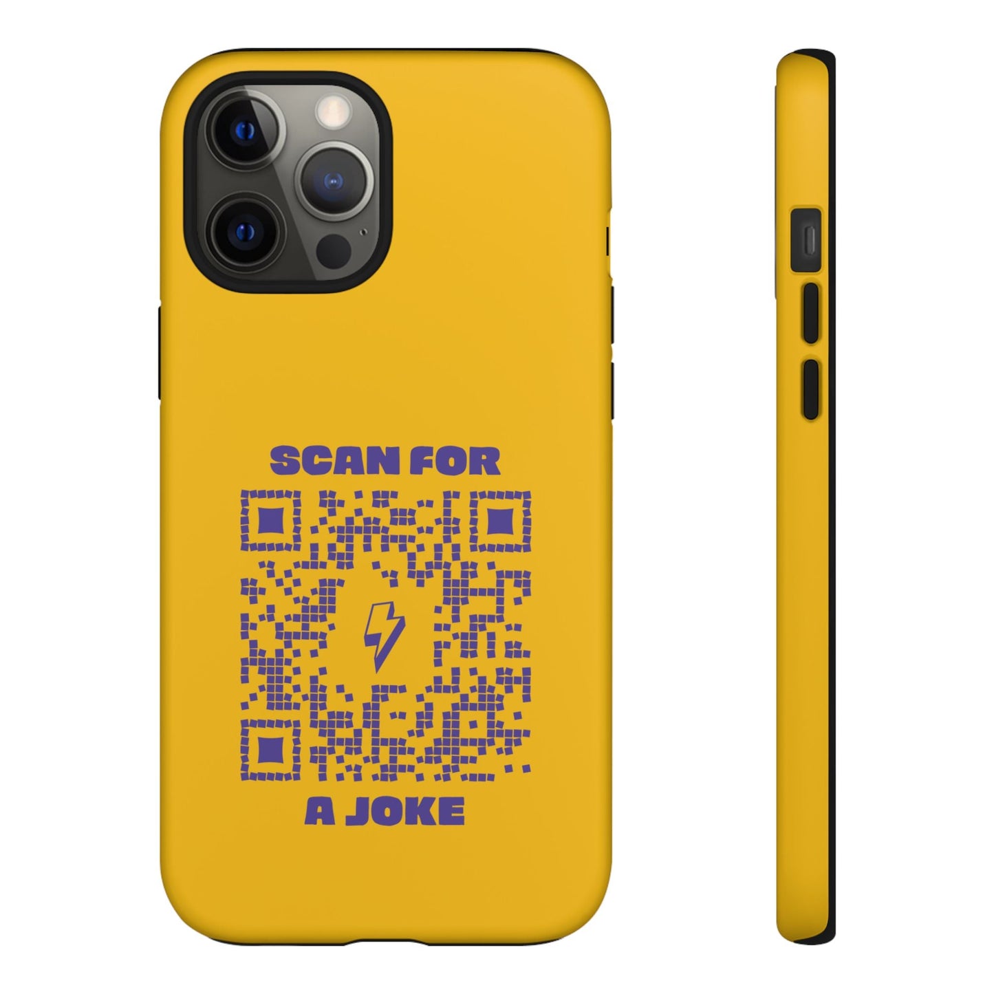 Fun – Tough Case – Yellow – Scan for a Joke - QR NATION